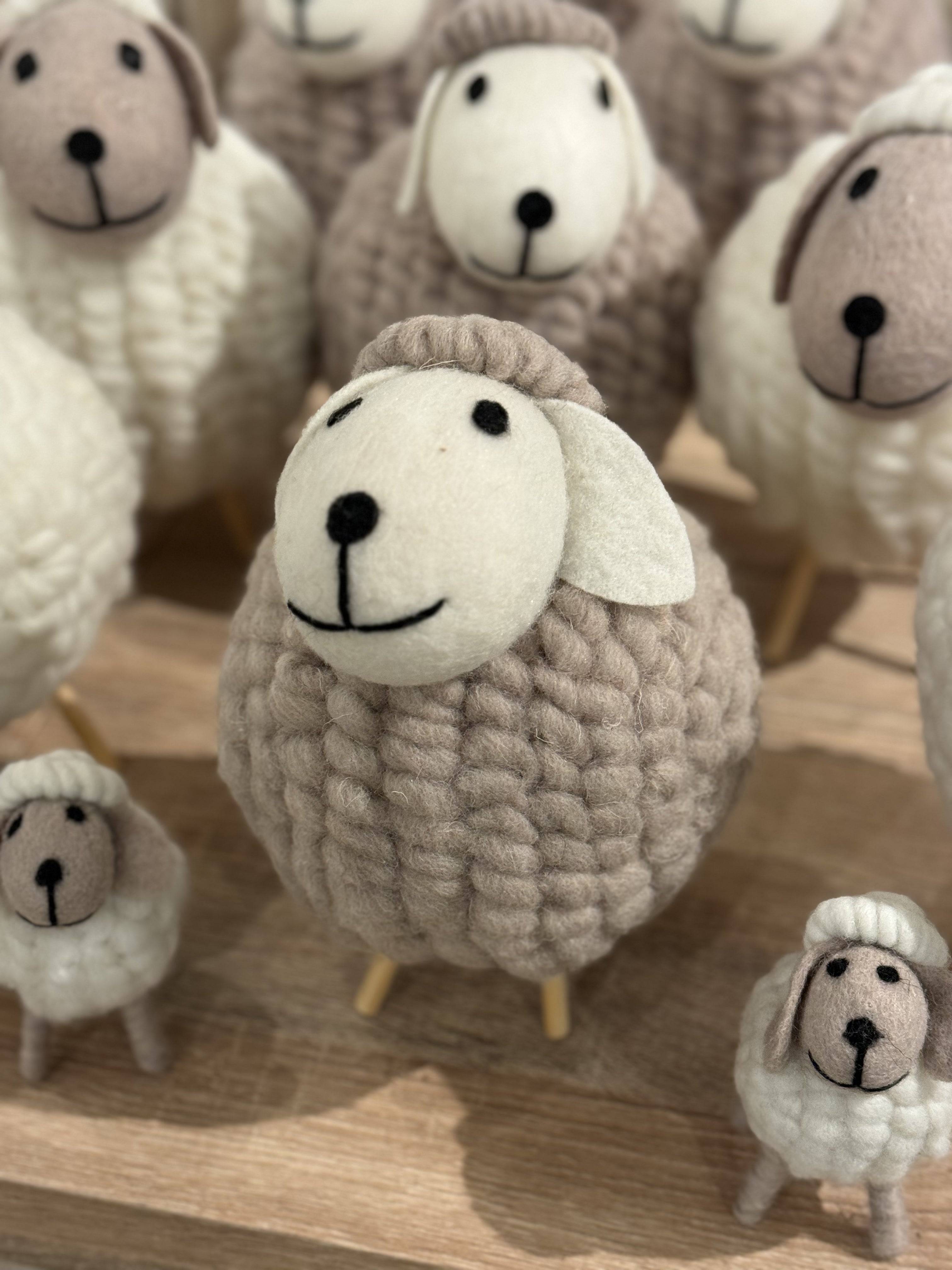 Handmade Woolen Sheep Decor Handmade Woolen Sheep Decor